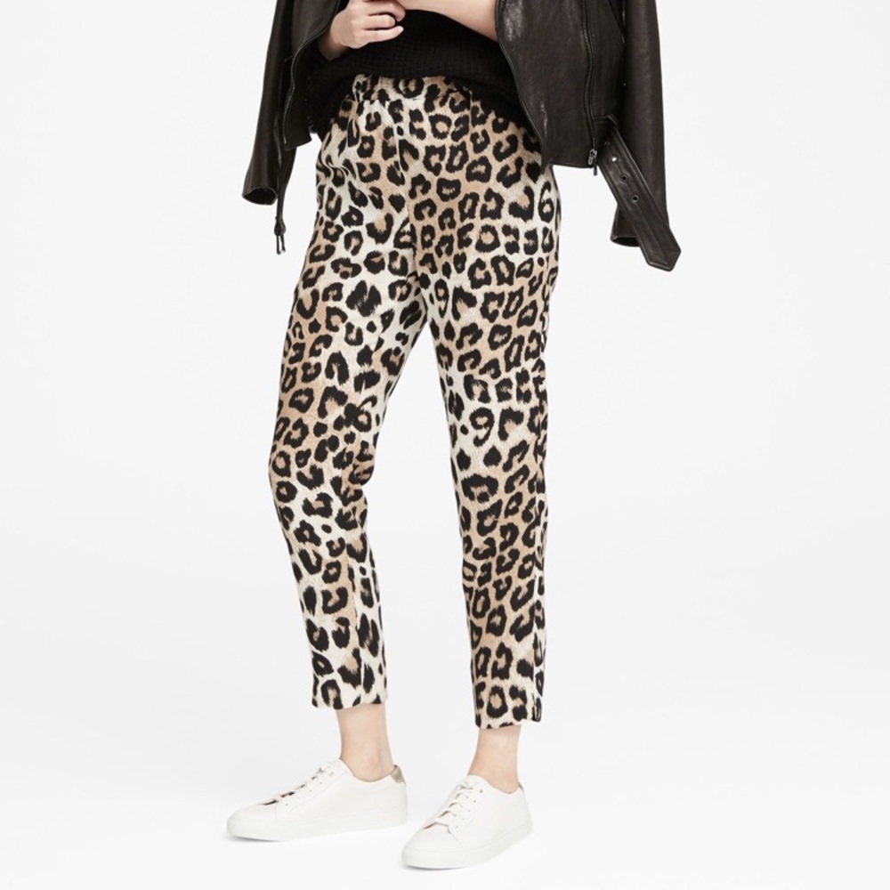 Banana Republic “Hayden” Leopard Print Pants!